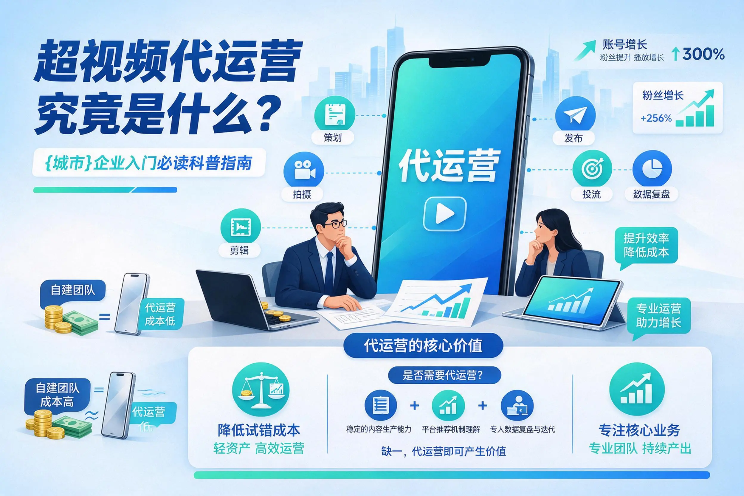 短视频代运营究竟是什么?吐鲁番企业入门必读科普指南