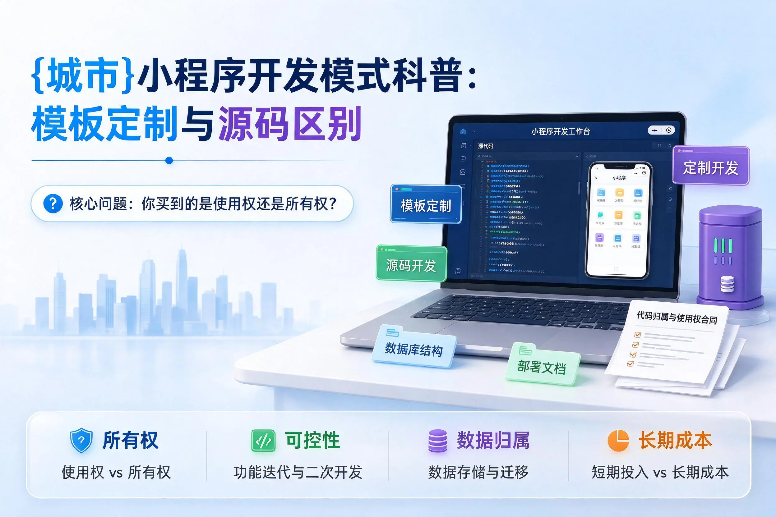 吐鲁番小程序开发模式科普:模板定制与源码区别