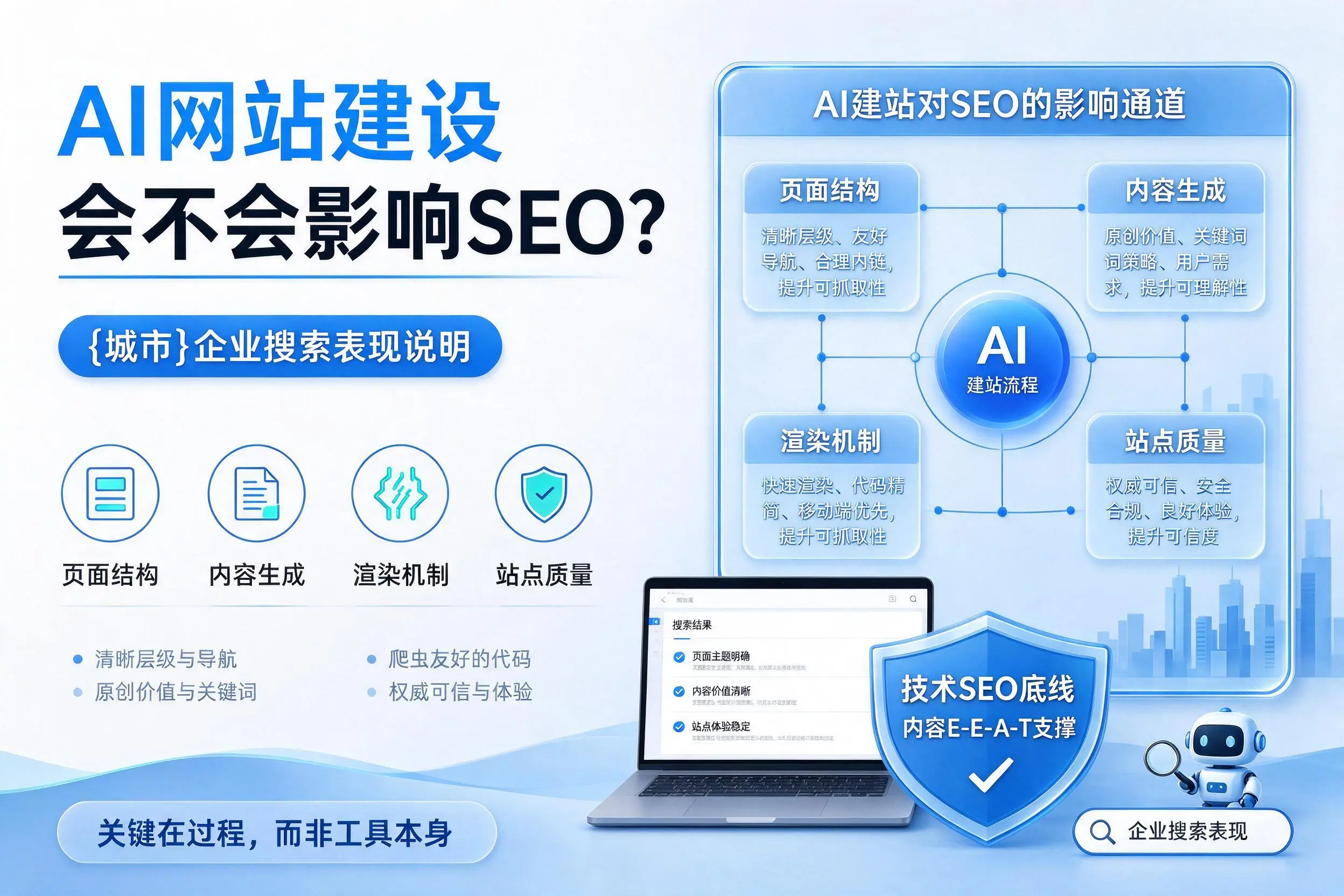 AI网站建设会不会影响SEO?吐鲁番企业搜索表现说明