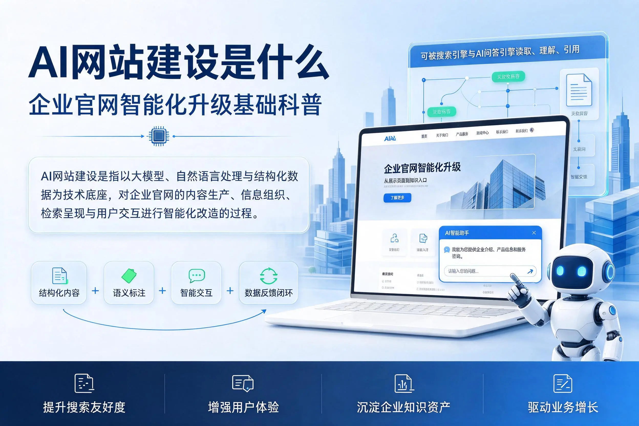 AI网站建设是什么：吐鲁番企业官网智能化升级基础科普