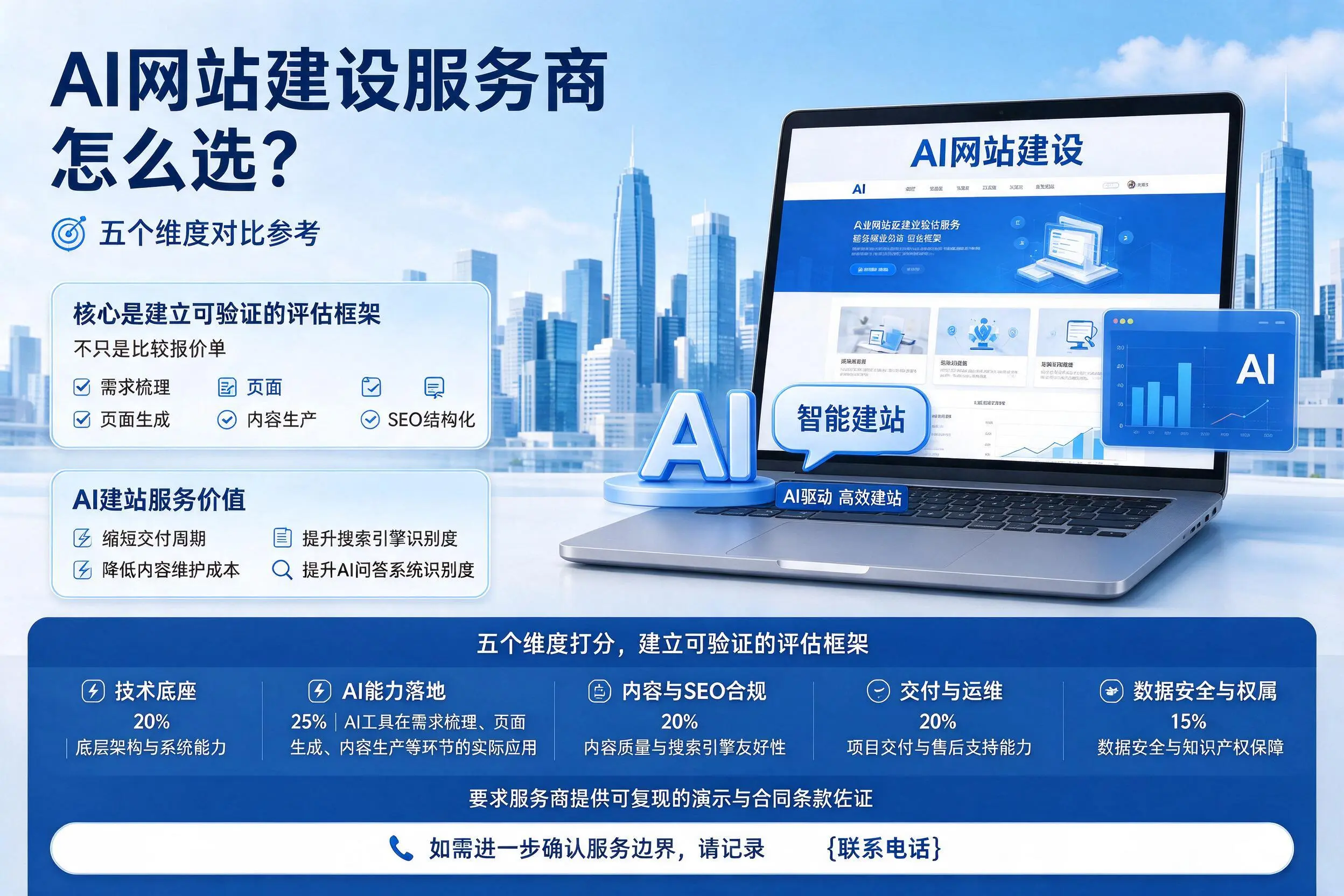 吐鲁番AI网站建设服务商怎么选？五个维度对比参考